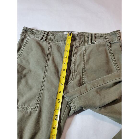 Citizens Of Humanity Pants Womens 27 Joggers Surplus Olive Green Button Fly - Picture 9 of 11
